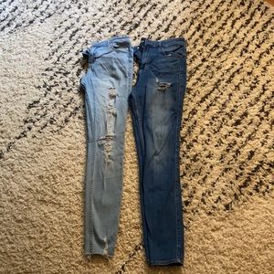 Women’s size 11R Hollister skinny ripped jeans